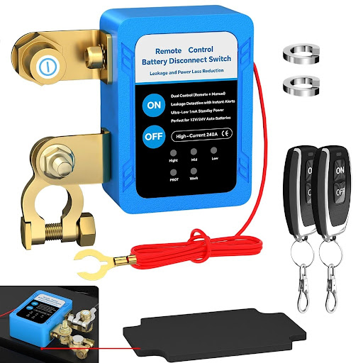 Remote Control Battery Disconnect Switch Kit
